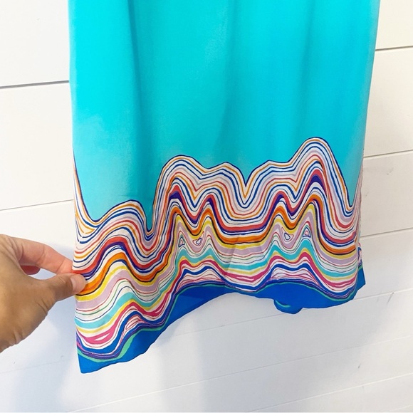 Lily Pulitzer | Rohan 100% Silk Tank Top in Shorely Blue Size Small - Picture 6 of 9